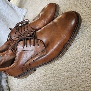 Men's Brown Leather Dress Shoes